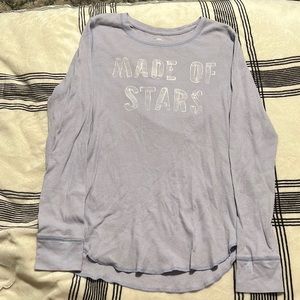 Women’s large light purple sleep shirt